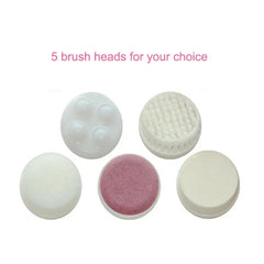 Electric Facial Cleaner 5 IN 1 Face Cleansing Brush Wash Machine Spa Skin Care Massager Blackhead Cleaning Facial Cleanser Tools