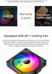 TEUCER NA-360 PC Water Cooling Radiator X99 Motherboard CPU Liquid Cooling Cooler for Intel LGA 2011 1700 1200 1155 AMD AM4 AM5