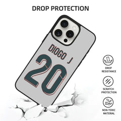 Diogo Jota Soccer Football Phone Case For iPhone 15 Pro TPU Shockproof Phone Cover