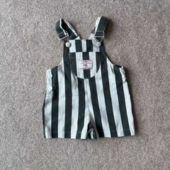 HY2621 Korean Style Infant Toddler Clothing Boys Girls Summer Fashion Washed Overalls Short Pants Korean Version Casual Trousers