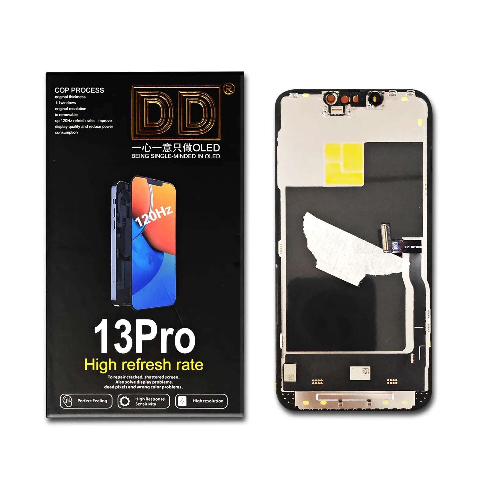 DD 16PM OLED Display For iPhone 13 13Pro 13Promax LCD Display Touch Screen Digitizer For XS MAX 14 14Plus 14Pro 15 16E Soft/Hard