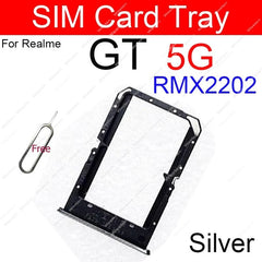 حامل بطاقة SIM لهاتف Realme GT Neo Neo Flash GT Neo2 2T GT Master Explorer 5G Nano محول بطاقة SIM أجزاء حامل البطاقة