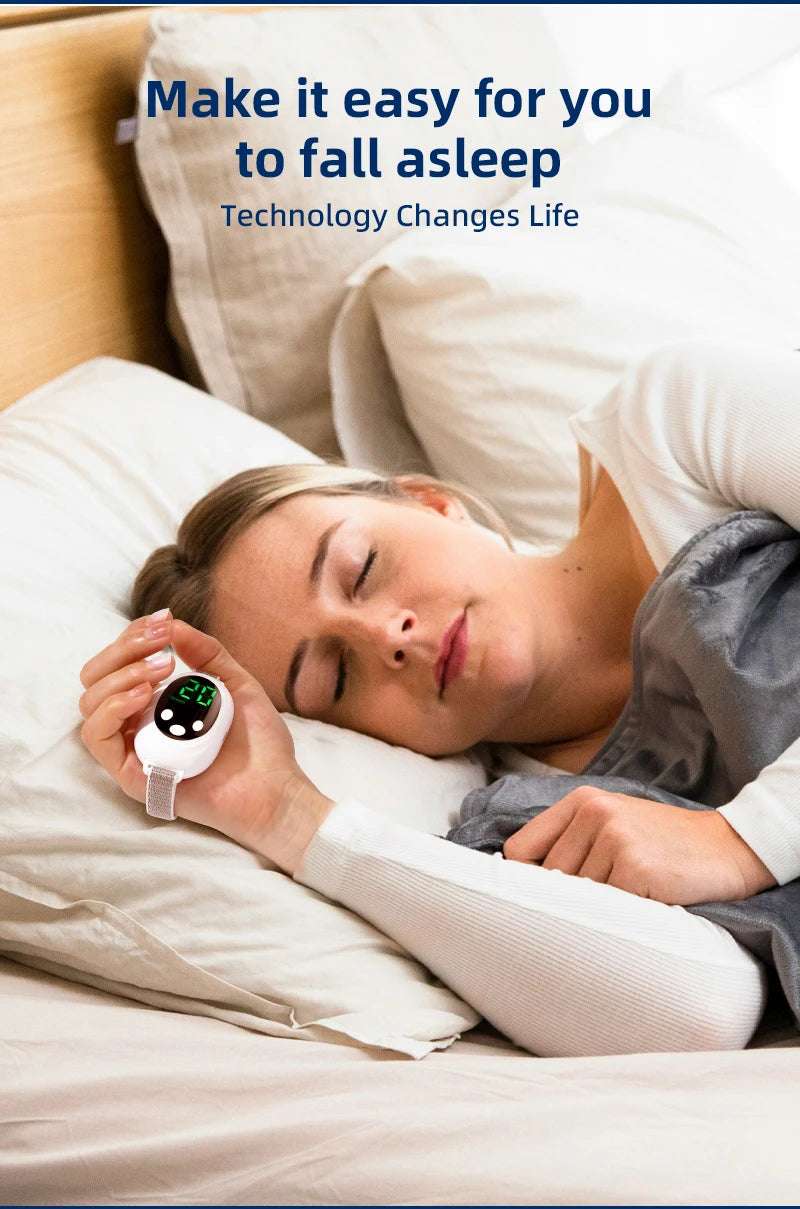 Two modes, 20 levels of intensity, intelligent sleep device, anxiety relief, neurological sleep, insomnia, and soothing device,