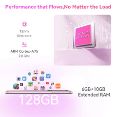 هاتف Cubot A30 4G الذكي بنظام Android 14 16 جيجابايت (6 جيجابايت + 10 جيجابايت ممتد) ذاكرة الوصول العشوائي + 128 جيجابايت ROM 90 هرتز شاشة 6.745 بوصة 5100 مللي أمبير كاميرا خلفية 48 ميجابكسل معرف الوجه