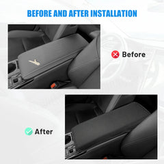 For Toyota Camry 2024 2025 Central Armrest Box Protection PU Leather Pad Cover Interior Decoration toyota Accessories（ LHD）