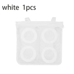 Portable Shoe Washing Bag Mesh Washing Machine Shoes Bag Anti-Deformation Zipper Laundry Bag for Travel Shoes Clothes Storage