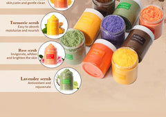 220g Body Scrub Deep Cleansing Skin Care Hydration Moisturizing Scrub Skin Deep Pore Cleansing Exfoliator Whitening Body Scrub