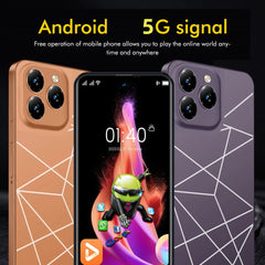 Global Version I16 Pro Max Smartphone Android,6.8'',12GB RAM 512GB ROM,Dual SIM,Mobile phones,Google Play Store,24+48MP,6800mAh