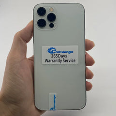 هاتف iPhone 12 pro الذكي غير المؤمّن، ذاكرة وصول عشوائي (ROM) سعة 128 جيجابايت/256 جيجابايت، شاشة OLED مقاس 6.1 بوصة، شريحة A14 Bionic، معرف الوجه، كاميرا ثلاثية بدقة 12 ميجابكسل