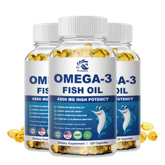 60/120pcs Omega-3 Fish Oil Capsules Dietary Supplement for including EPA and DHA