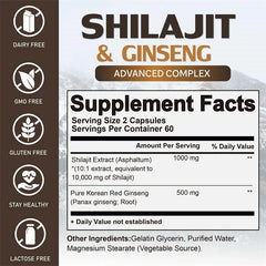 Shilajit - Energy Boost, Enhanced Performance, Promote Heart and Blood Circulation Health