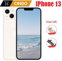هاتف Apple iPhone 13 الأصلي غير مقفل بذاكرة وصول عشوائي (ROM) سعة 128 جيجابايت/256 جيجابايت ونظام تشغيل IOS 5G وخاصية التعرف على الوجه وشاشة OLED مقاس 6.1 بوصة وهاتف iphone13 المحمول