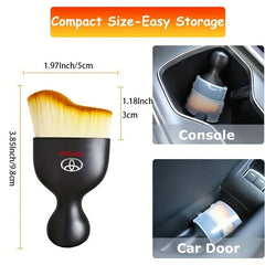 Car Interior Dust Sweeping Soft Brush Car Washing Tool For Toyota Corolla Yaris Chr Auris RAV4 Land Cruiser Camry Prado Vitz