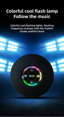 2025 Bathroom Waterproof Wireless LED Bluetooth Speaker Large Suction Cup Mini Portable Speaker Outdoor Sports Stereo Speaker
