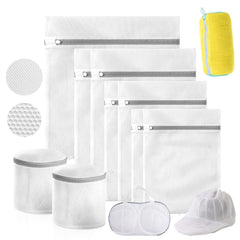 Fine Net Laundry Bag Clothing Care Washing Machines Dirty Laundry Basket Travel Shoes Mesh Bags Woman Bra Clothes Organizer