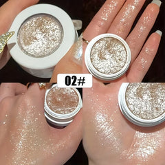 بطاطس مهروسة لامعة لامعة، هايلايتر، جل مكياج للوجه والجسم، مكياج لامع ومشرق، مكياج كونتور طبيعي