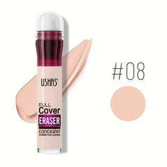 New Sponge Head Concealer for Dark Circles Freckles Acne Pigmentation and Blemishes Long Lasting Moisturizing Liquid Foundation