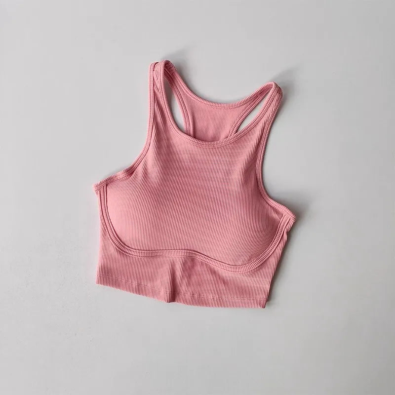 Beautiful Back Sports Bra Professional Shockproof Fitness High impact Women's Running Vest Yoga Tank Top Workout Underwear