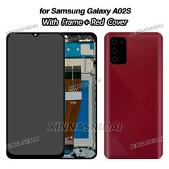 Super TFT For Samsung Galaxy A02S LCD Display Touch Screen Digitizer Assesmbly Replacement Parts With Frame