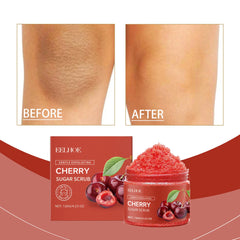 Cherry Sugar Body Scrub Gently Exfoliates, Cleanses, Moisturizes, Moisturizes, and Nourishes Body Care
