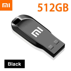 محرك أقراص فلاش شاومي 2 تيرابايت USB 3.0 صغير عالي السرعة معدني بندريف 1 تيرابايت 512 جيجابايت محرك أقراص محمول مقاوم للماء لتخزين الذاكرة U Disk