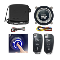 Car Alarm Remote Control PKE Car Keyless Entry Engine Start Alarm System Push Button Remote Starter Stop Auto