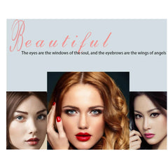 10-50Pcs Card Eyebrow Stencil Reusable Eyebrow Stencil Eye Brow Drawing Guide Beauty Tool Stickers Styling Shaping Template Card