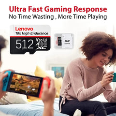 بطاقة ذاكرة لينوفو 2 تيرابايت 128 جيجابايت الفئة 10 V30 TF بطاقة 1 تيرابايت Micro SD بطاقة 512 جيجابايت عالية السرعة Micro TF SD بطاقة 256 جيجابايت لنينتندو سويتش