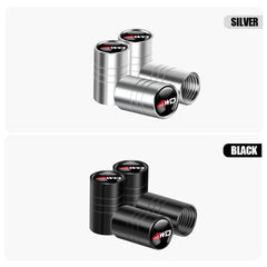 4Pcs Car Styling 3D Metal Wheel Tire Valve Caps Rim Accessories For Toyota RAV4 C-HR Camry Yaris Prius TRD GR Highlander Crown