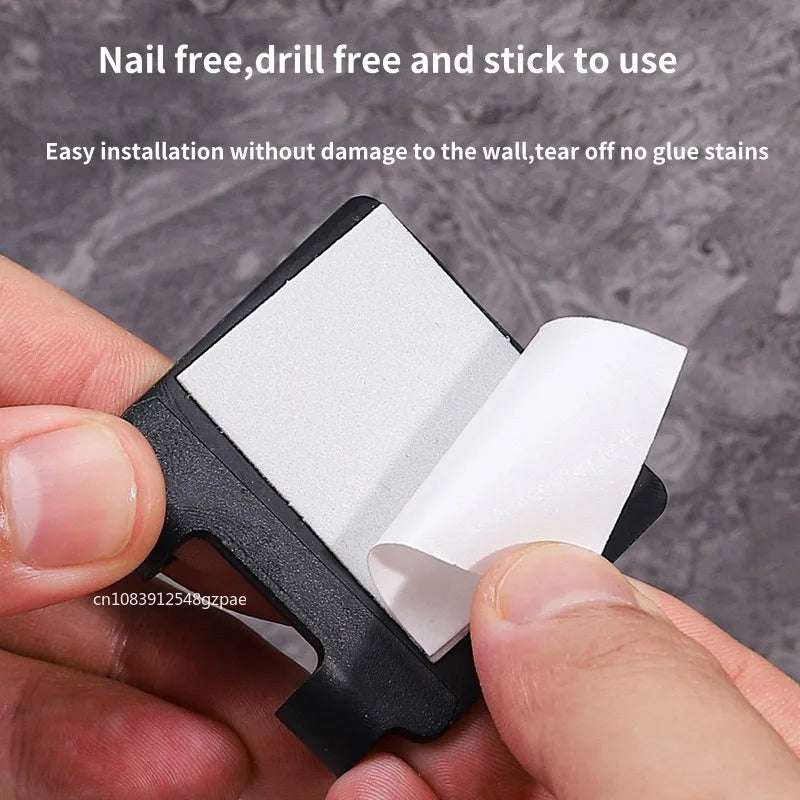 1/2/4PCS Adhesive Razor Holder Wall Mounted Bathroom For Shower Hook Rack Shaver Holder Plastic Hook Holder Razor Rack