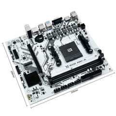 لوحة أم MACHINIST B450، معالج AMD، ذاكرة DDR4 ثنائية القناة، لوحة أم AM4، M.2 NVME (تدعم معالج Ryzen 5500 5600 5600G)