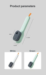 Multifunction Cleaning Shoe Brush Soft Automatic Liquid Shoe Brush Long Handle Clothes Soap Brush With Hook Clean Tool