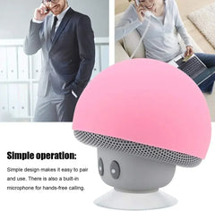 مكبر صوت XIKCU Bluetooth Mushroom مقاوم للماء يمكن استخدامه كحامل للهاتف المحمول مناسب للحفلات العائلية والحفلات الصغيرة