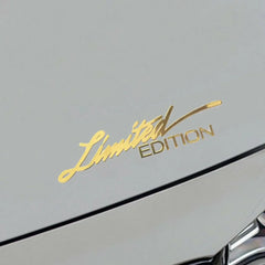 2pcs 3D Metal Limited Edition Logo Car Side Fender Rear Trunk Emblem Badge Metal Sticker Decals Car Decoration Accessories