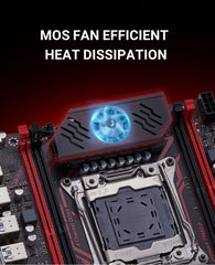 لوحة أم QIYIDA X99 TPM 2.0 واجهة LGA 2011 3 مع NVME NGFF M.2 تدعم 4 قنوات X99 C612chip DDR4 ذاكرة SATA3.0 USB3.0
