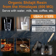 Himalayan Shilajit Resin High Potency for Men & Women| 75 Servings for Energy Boost & Immune Support, 85+ Trace Minerals