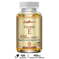 Vitamin E Capsules 450mg - Anti Aging Anti-Wrinkle Firming Skin, Facial Treatment