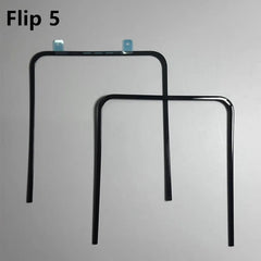 شرائط الحافة لهاتف Samsung Galaxy Z Flip 6 5 4 3 F741 F731 F721 F711 إطار وسطي حامل إطار جزء إصلاح الحافة + مشبك توصيل