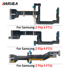 كابل مرن لموصل اللوحة الرئيسية لهاتف Samsung Z Flip 2 3 4 5 F1707B F711 F721 F731 F700 أجزاء كابل مرن لموصل شاشة LCD