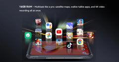 Android 15 Смартфон Cubot King Kong Power 5, 6.88" 120Hz Screen, 15300mAh Battery, 16GB RAM (6+10) 128GB ROM,MTK G100 5W Speaker
