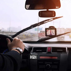 Mini Digital Clock Large Screen Car Dashboard Electronic Clock Self-adhesive Mini Clock Car Clock For Truck Dashboard