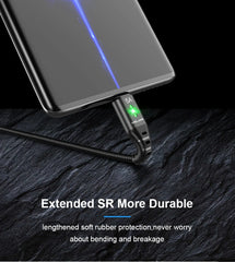 كابل USB صغير 5A من USLION كابل شحن سريع USB إلى Micro USB 2.0 سلك شحن Android لهاتف Samsung Galaxy S7 S6 Note