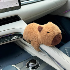 Car Cute Wiper Ornaments Plush Doll Capybara Panda Cat Turn Signal Switch Ornament Car Interior Decoration Accessories