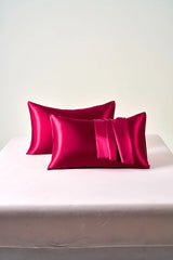 2pcs Satin Pillowcase for Skin and Hair, Satin Pillow Cases Set of 2 Soft Breathable Smooth Cooling Pillow Covers for Sleeping