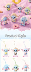 15CM New Stitch Eat Something Before Sleep Series Blind Box Plush Dolls Pendant Cute Doll Ornament Mystery Box Surprise Toy Gift