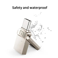 XIAOMI 2TB Metal Pendrive 2 IN 1 OTG 1TB 512GB USB Flash Drives 256GB 2TB USB 3.2 Pen Drive Memory Stick Type C For Cellphone PC