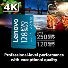 Lenovo 2TB Memory SD Card 1TB 512GB 256GB A2 U3 Micro TF SD Card 128GB High Speed MLC TF Card For Nintendo Switch Ps4 Games