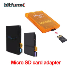 Bitfunx MX4SIO SIO2SD SD/TF Card Adapter Game Reader for PS2 Playstation2 Game Console