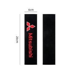 2Pcs/Set Car Styling Seat Belt Pad For Mitsubishi Lancer Asx Outlander Pajero l200 Galant Seat belt Cover Car Accessories