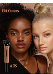 Fit Colors 8 size Concealer with a Flexible Concealer Moisturizing Liquid Foundation to cover dark circles and acne spots